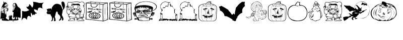 AEZ Halloween Dingbats