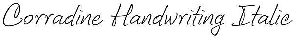 Corradine Handwriting Italic