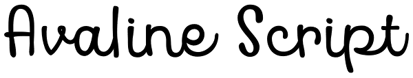 Avaline Script