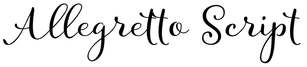 Allegretto Script