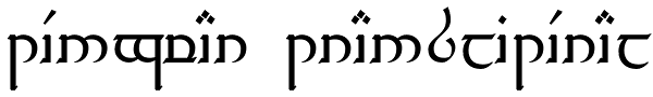 Tengwar Transliteral