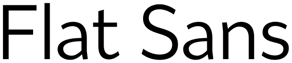 Flat Sans