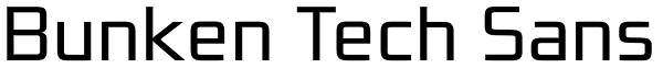 Bunken Tech Sans