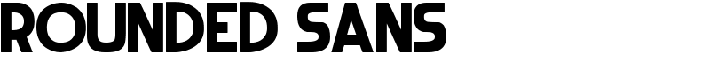Rounded Sans