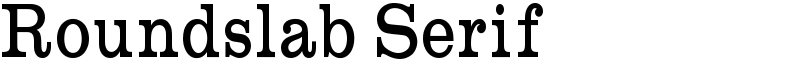 Roundslab Serif