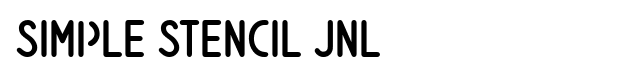 Simple Stencil JNL