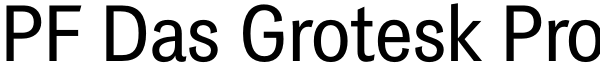 PF Das Grotesk Pro