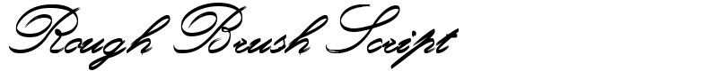 Rough Brush Script