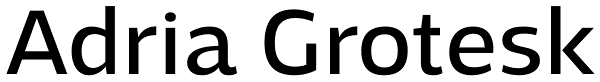 Adria Grotesk