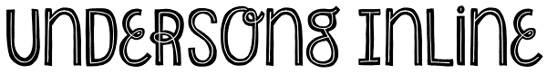 Undersong Inline Font