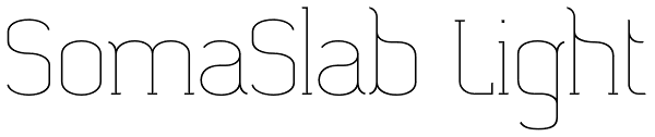 SomaSlab Light Font