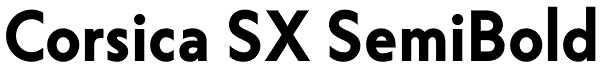 Corsica SX SemiBold Font