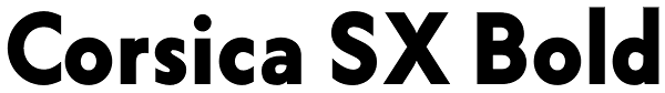 Corsica SX Bold Font