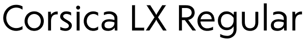 Corsica LX Regular Font