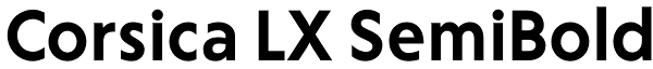 Corsica LX SemiBold Font
