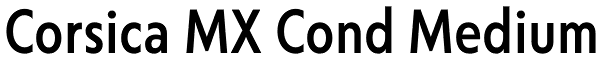 Corsica MX Cond Medium Font