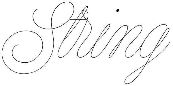 String Font