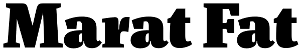 Marat Fat Font