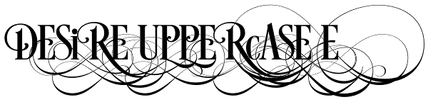 Desire Uppercase 4 Font