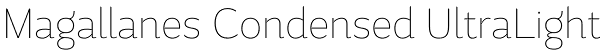 Magallanes Condensed UltraLight Font