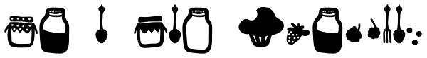 In a Jar Dingbat Font