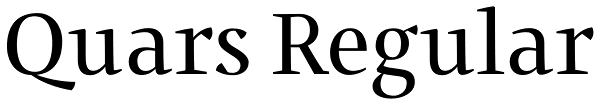 Quars Regular Font