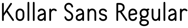 Kollar Sans Regular Font