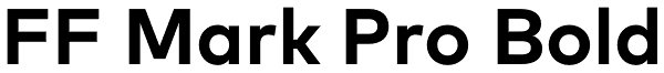 FF Mark Pro Bold Font