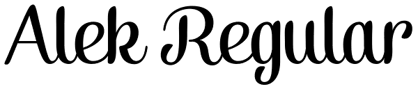 Alek Regular Font