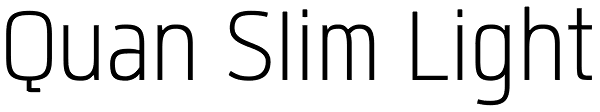 Quan Slim Light Font