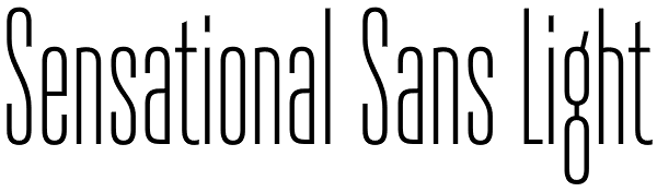 Sensational Sans Light Font