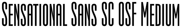 Sensational Sans SC OSF Medium Font