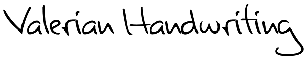 Valerian Handwriting Font