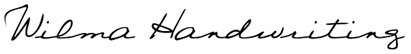 Wilma Handwriting Font