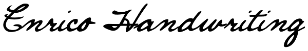 Enrico Handwriting Font