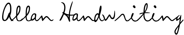 Allan Handwriting Font