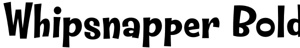 Whipsnapper Bold Font