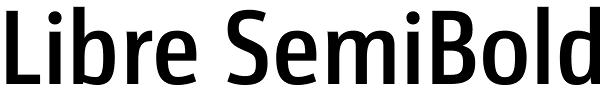 Libre SemiBold Font