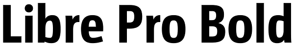 Libre Pro Bold Font