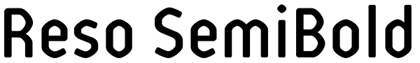 Reso SemiBold Font