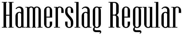 Hamerslag Regular Font