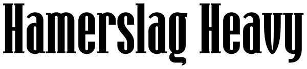 Hamerslag Heavy Font