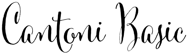 Cantoni Basic Font