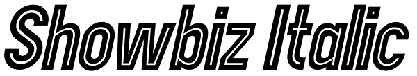 Showbiz Italic Font