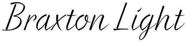 Braxton Light Font