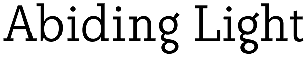 Abiding Light Font