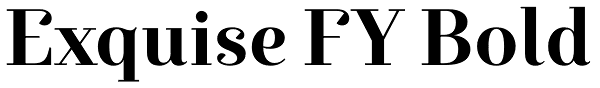 Exquise FY Bold Font