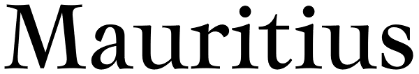 Mauritius Font