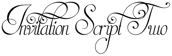 Invitation Script Two Font