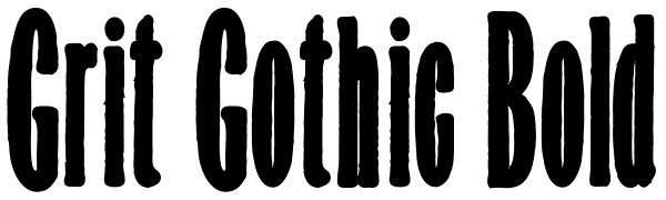 Grit Gothic Bold Font